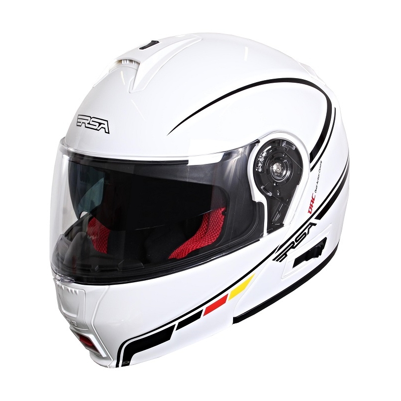 Vyklápěcí přilba na moto RSA TR-01 bílo-černá vypredaj výprodej