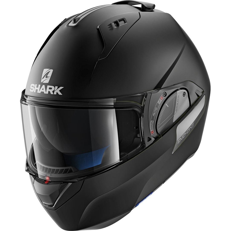 Překlápěcí přilba SHARK EVO-ONE 2 Blank Mat černá matná - II. jakost