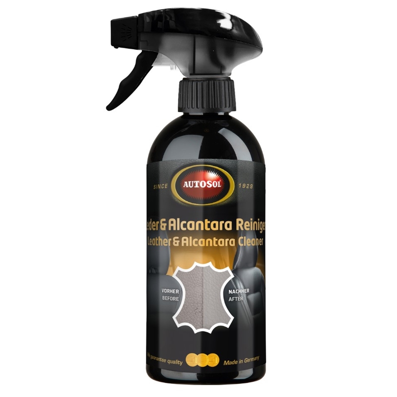 Čistič kůže a alcantary Autosol Leather and Alcantara Cleaner 500 ml