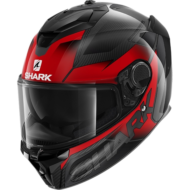 Integrální přilba SHARK SPARTAN GT Carbon Shestter černo-červená
