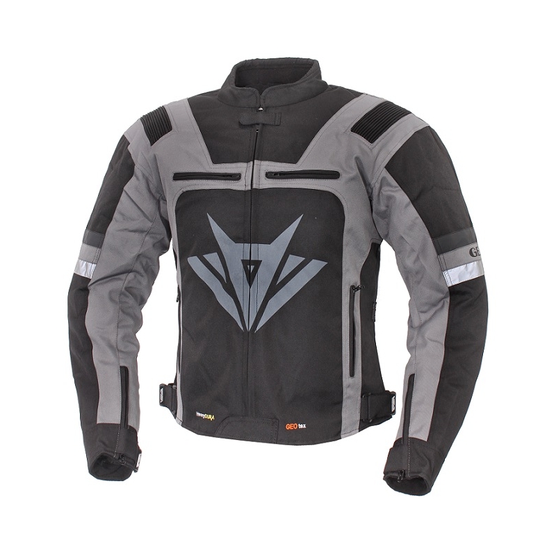 Bunda na moto RSA Gear černo-šedá výprodej