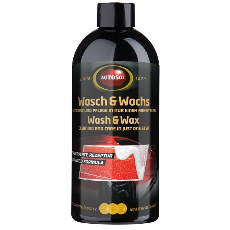 Šampon s voskem Autosol Wash and Wax 500 ml