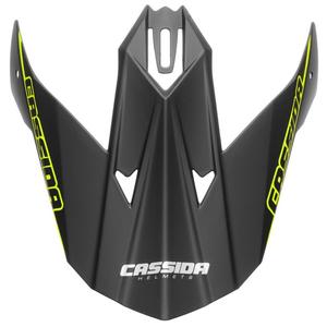 Kšilt pro dětskou přilbu Cassida Libor Podmol černo-šedo-fluo žlutý