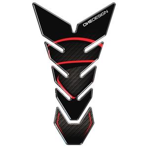 Polep palivové nádrže Print - Black Edition černo-červený