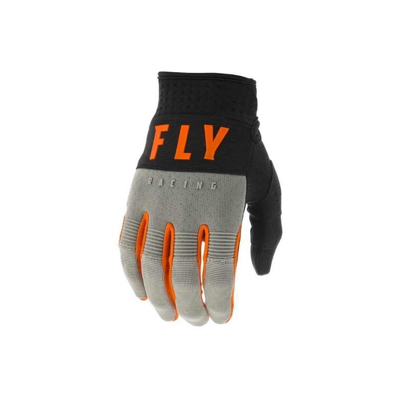 Motokrosové rukavice FLY Racing F-16 2020 černo-šedo-oranžové