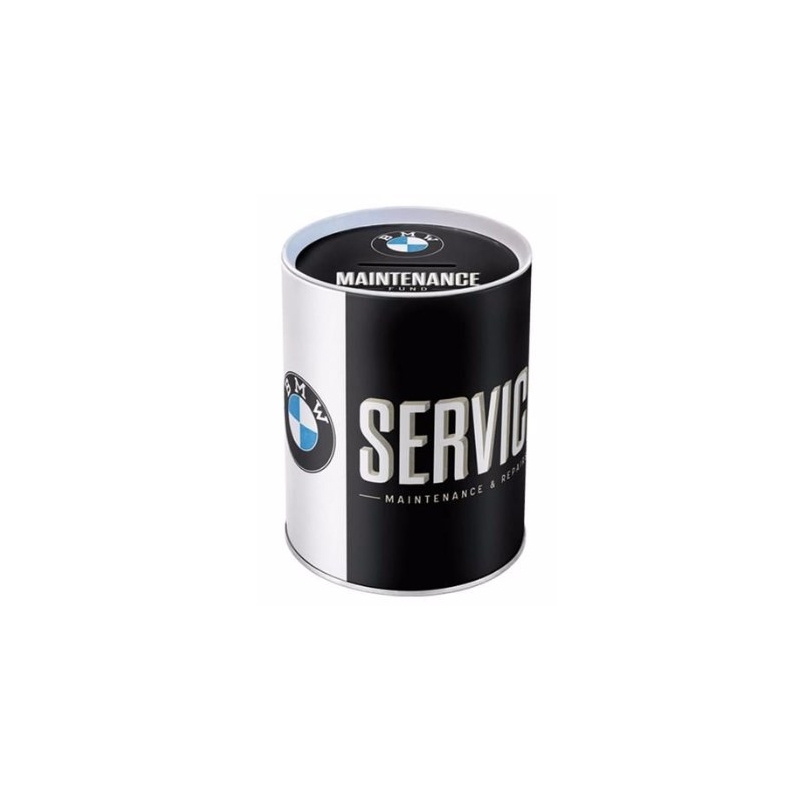 Plechová pokladnička BMW Service