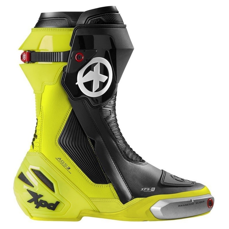 Boty na motorku XPD XP9-R černo-fluo žluté