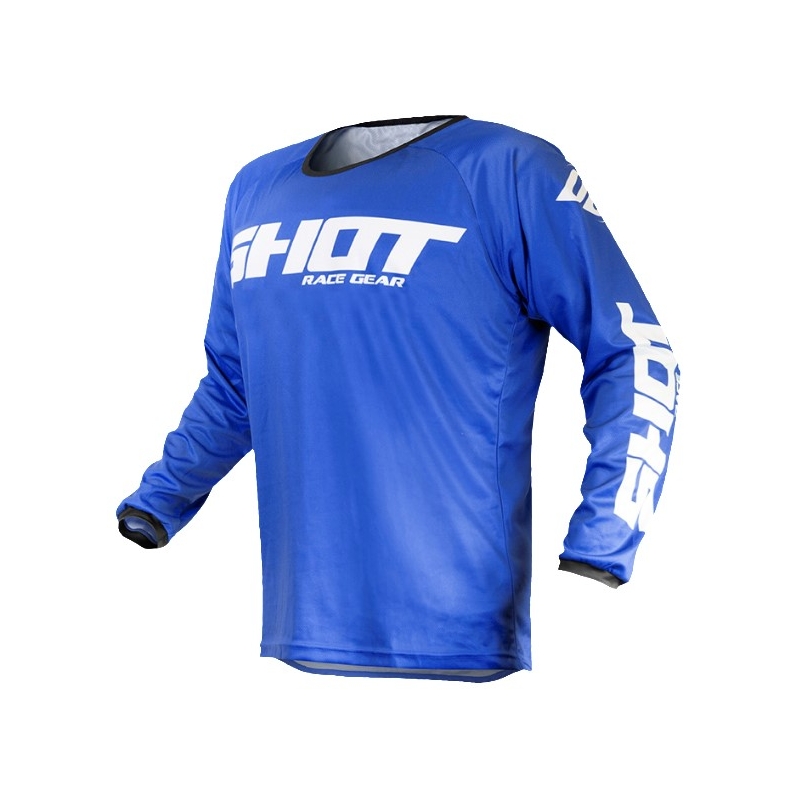 Motokrosový dres Shot Devo Raw modrý výprodej