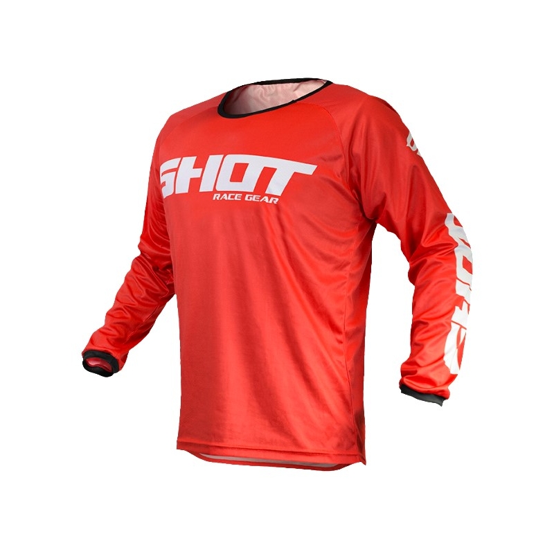 Motokrosový dres Shot Devo Raw červený výprodej