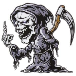 Nálepka Skull levá