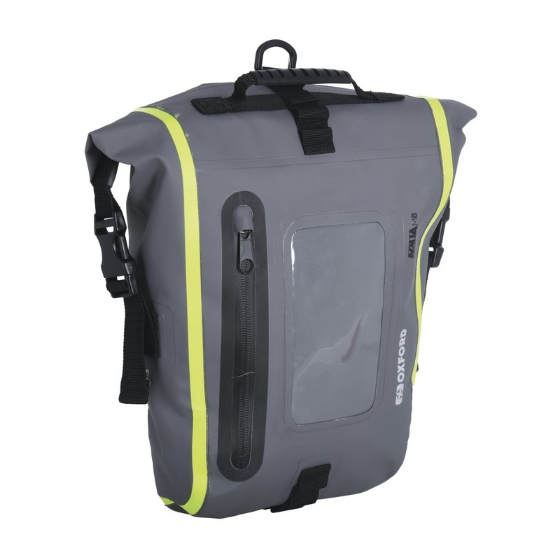 Tankbag na motocykl Oxford Aqua M8 černo-šedo-fluo žlutý