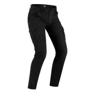 Jeansy na motorku PMJ Santiago černé výprodej