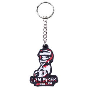 Přívěsek na klíče MotoZem I am biker - Woman