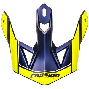 Kšilt pro přilbu Cassida Cross Pro II fluo žluto-modrý