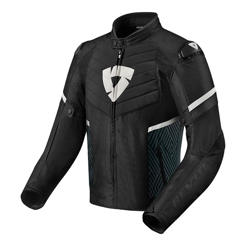 Bunda na motorku Revit Arc H2O černo-bílá výprodej