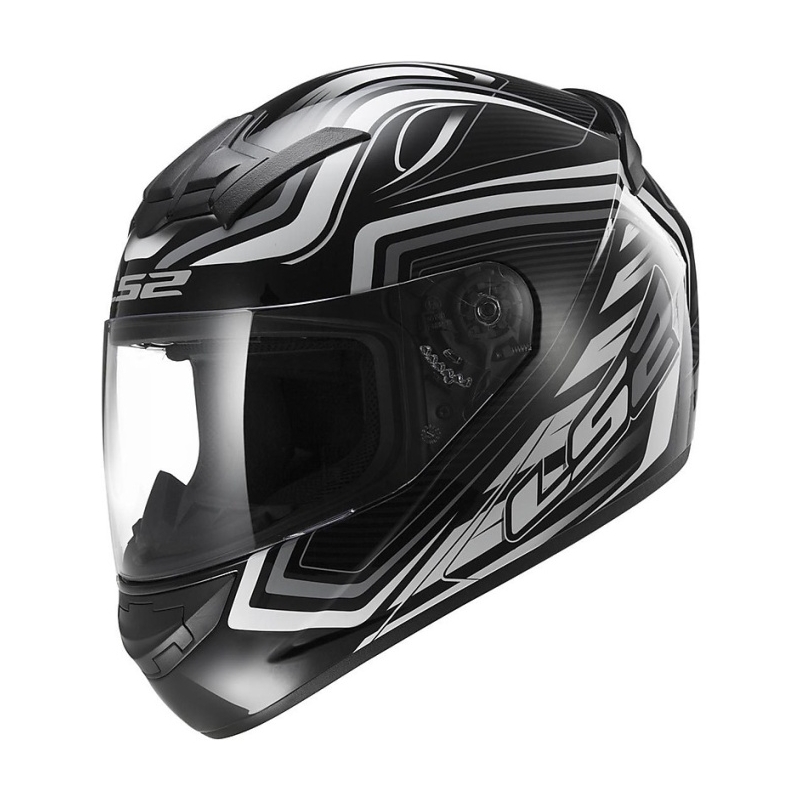 Přilba na motorku LS2 FF352 ROOKIE Ranger černo-bílá výprodej