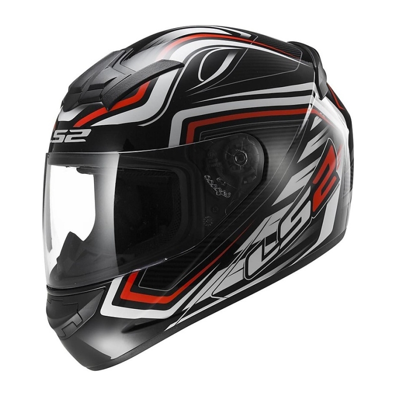 Přilba na motorku LS2 FF352 ROOKIE Ranger černo-červená