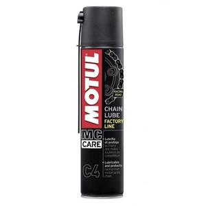 Sprej na mazání řetězu Motul C4 Lube Factory Line 400 ml