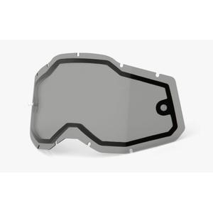 Plexi 100% Racecraft 2/Accuri 2/Strata 2 dvojité kouřové (Anti-fog)