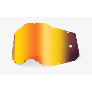 Dětské plexi 100% Accuri 2/Strata 2 červené zrcadlové (Anti-fog)