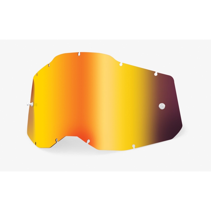 Dětské plexi 100% Accuri 2/Strata 2 červené zrcadlové (Anti-fog)