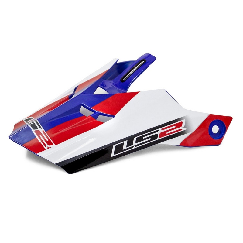 Kšilt pro přilbu LS2 PEAK MX456 bílo-modrý