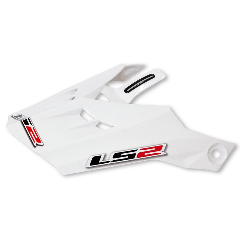 Kšilt pro přilbu LS2 PEAK MX456 Compass bílý lesklý