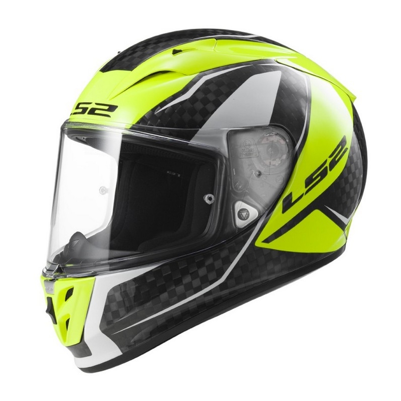 Přilba na moto LS2 FF323 ARROW C FURY CARBON žlutá výprodej