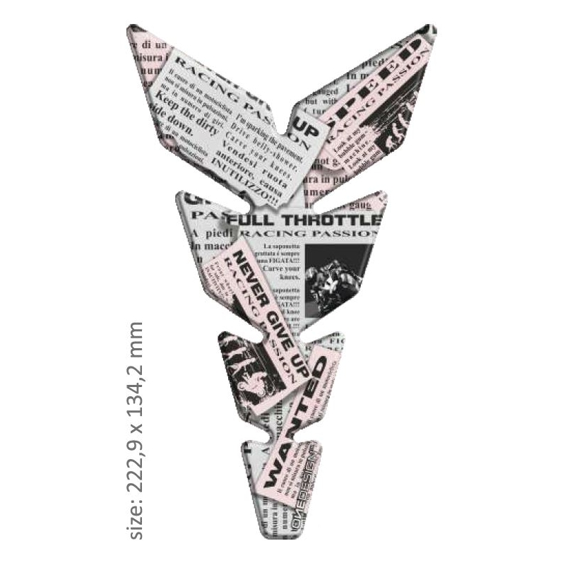 Polep palivové nádrže Print - Anniversary paper výprodej