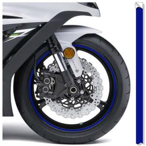 Reflexní páska na ráfky Print modrá