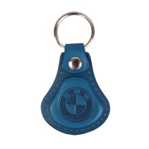 Kožený přívěsek na klíče BMW modrý