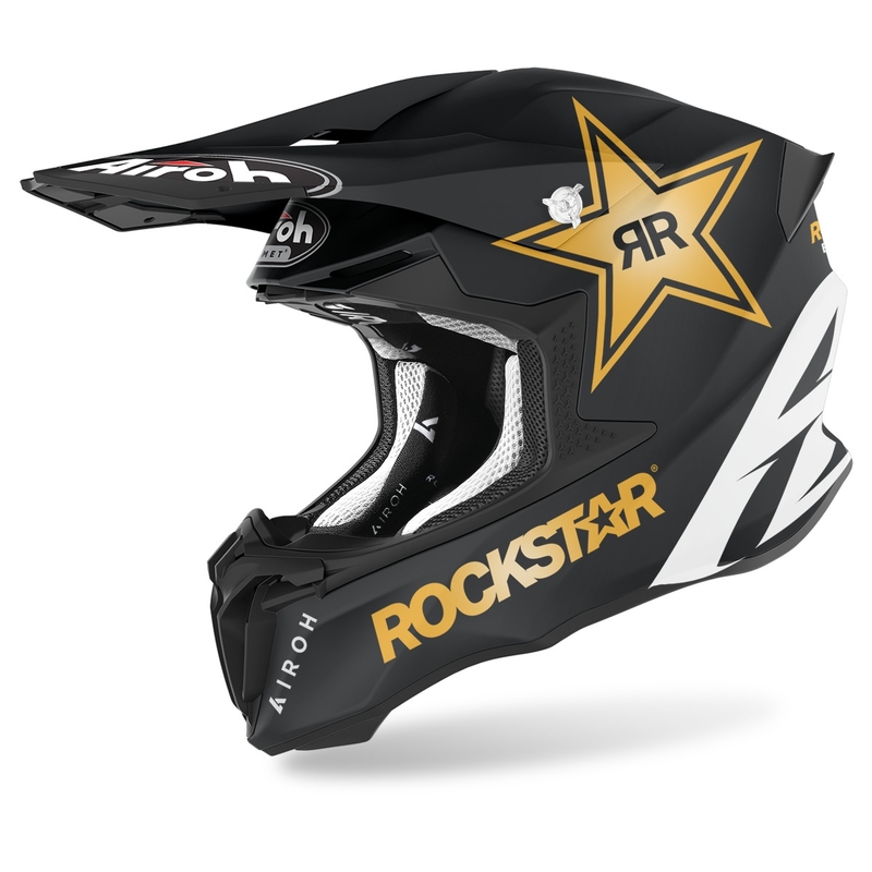 Motokrosová přilba Airoh Twist 2.0 Rockstar 2022 černá matná výprodej
