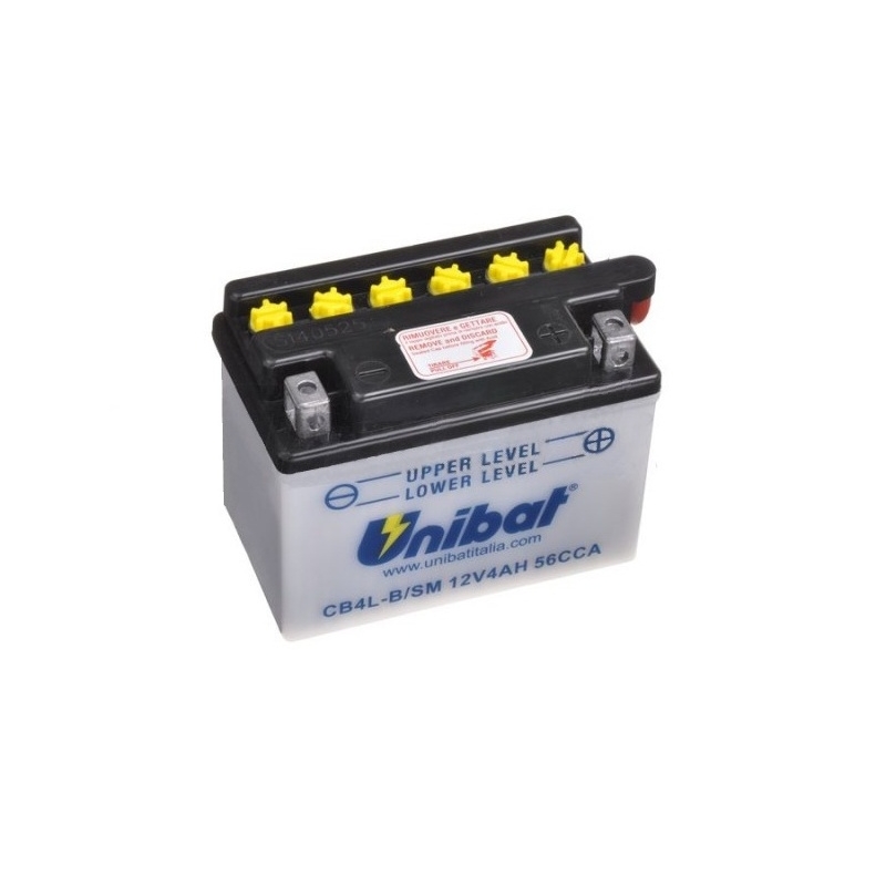 Baterie standard Unibat CB4L-B, 12V 4Ah