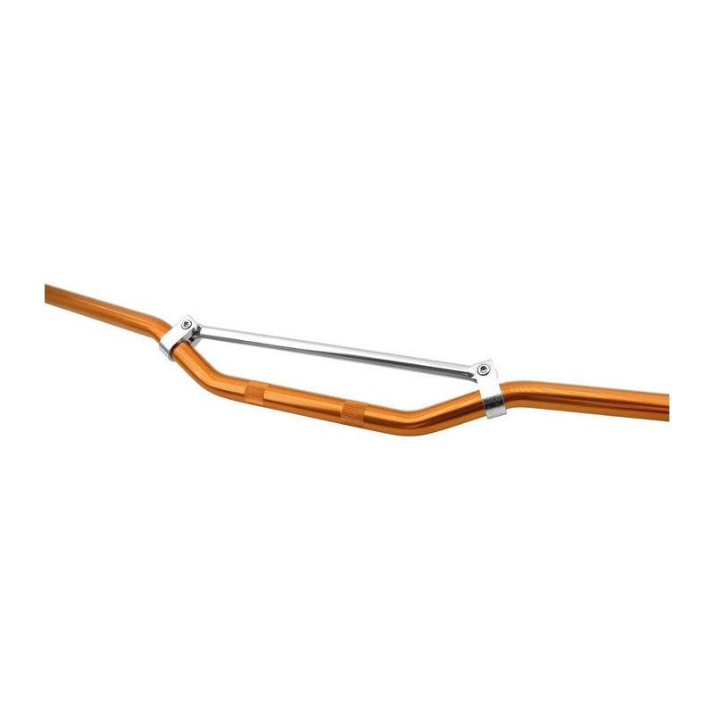 Moto řídítka Cross/enduro s hrazdou oranžové