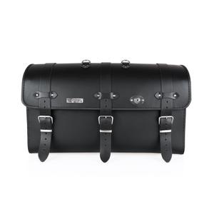 Kožený moto kufr na motorku Chopper RSA-18A se zámkem