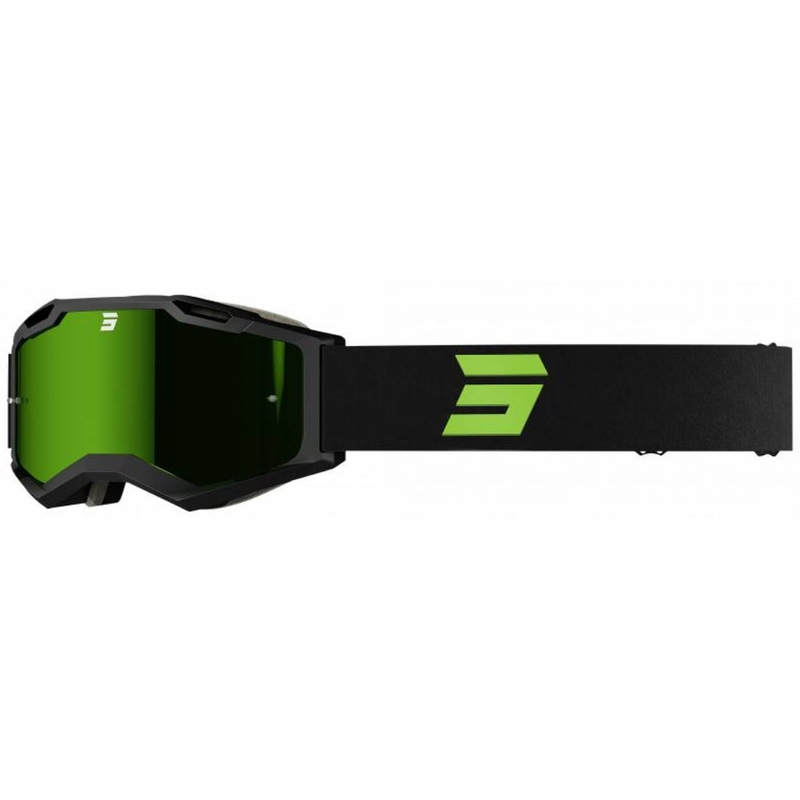 Motokrosové brýle Shot Iris 2.0 Tech černo-zelené