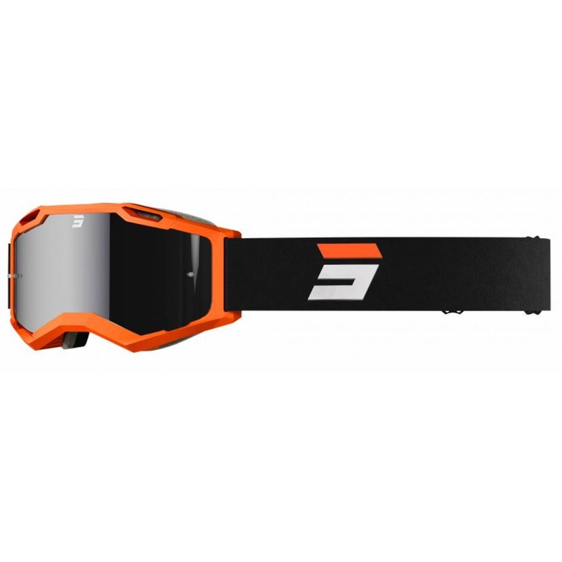 Motokrosové brýle Shot Iris 2.0 Tech černo-oranžové