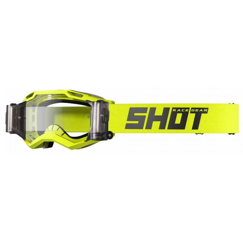 Motokrosové brýle Shot Iris 2.0 Solid Roll-Off fluo-žluté