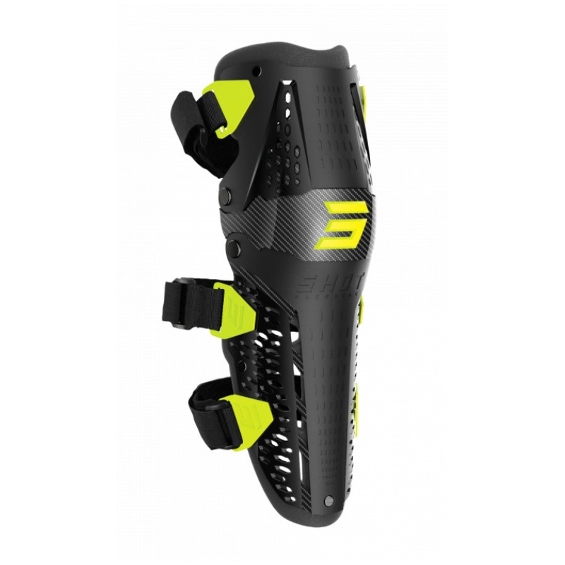 Chrániče kolen Shot Airflow černo-fluo žluté