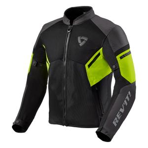 Bunda na motorku Revit GT-R Air 3 černo-fluo žlutá