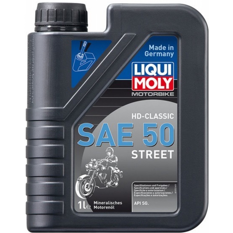 Motorový olej LIQUI MOLY Motorbike HD-Classic SAE 50 Street 1 l výprodej