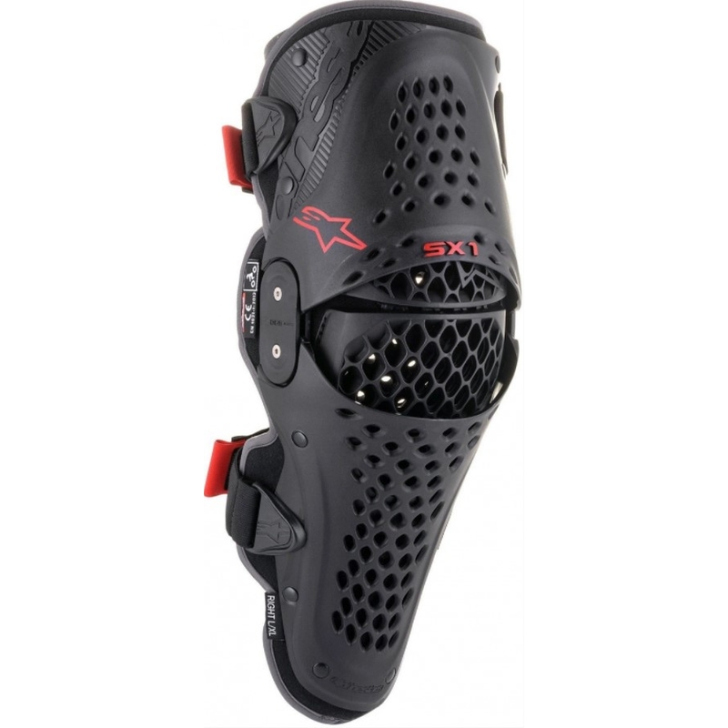 Chrániče kolen Alpinestars SX-1 V2 černo-červené