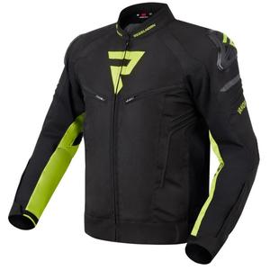 Bunda na motorku Rebelhorn Vandal černo-fluo žlutá výprodej