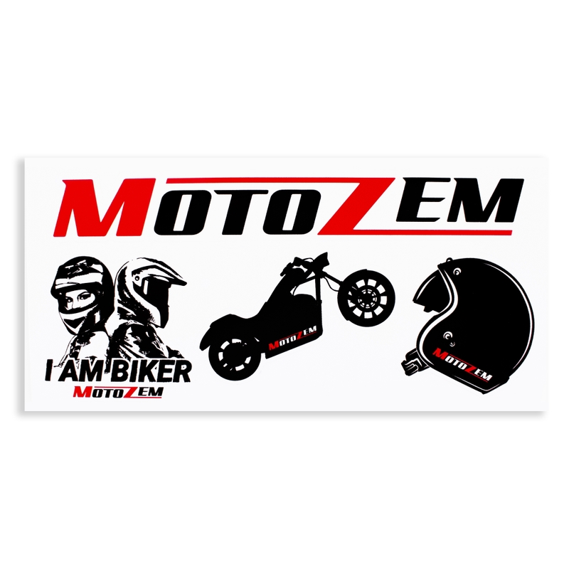 Sada nálepek MotoZem Chopper