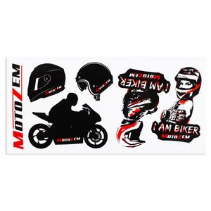 Sada nálepek MotoZem Mix