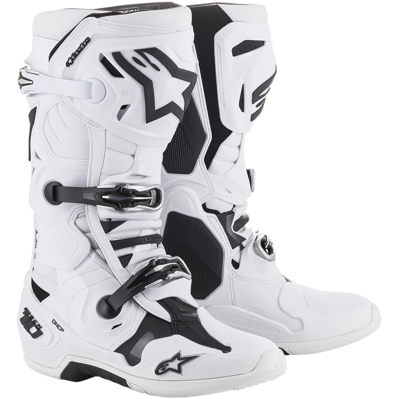 Boty na motorku Alpinestars Tech 10 bílé