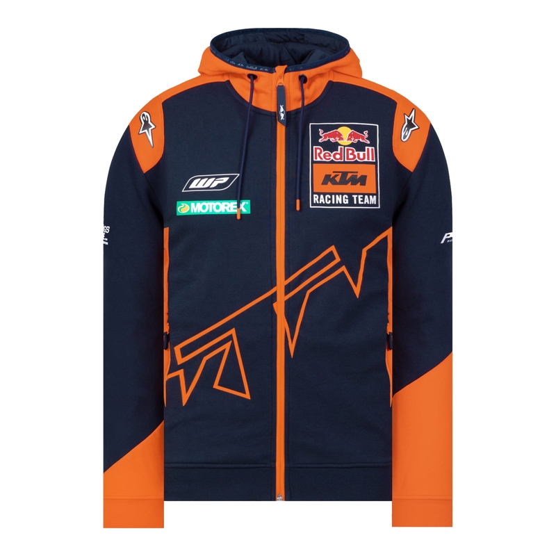 Dětská mikina KTM Red Bull Racing Zip modro-oranžová
