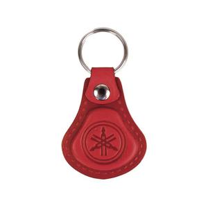 Kožený přívěsek na klíče Yamaha červený