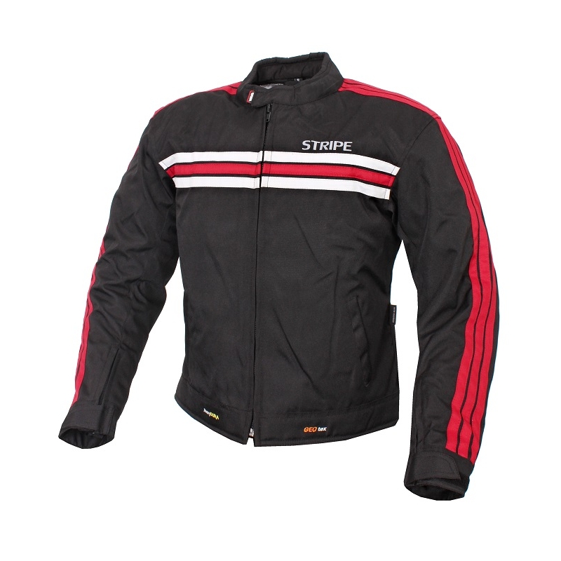 Bunda na moto Stripe výprodej