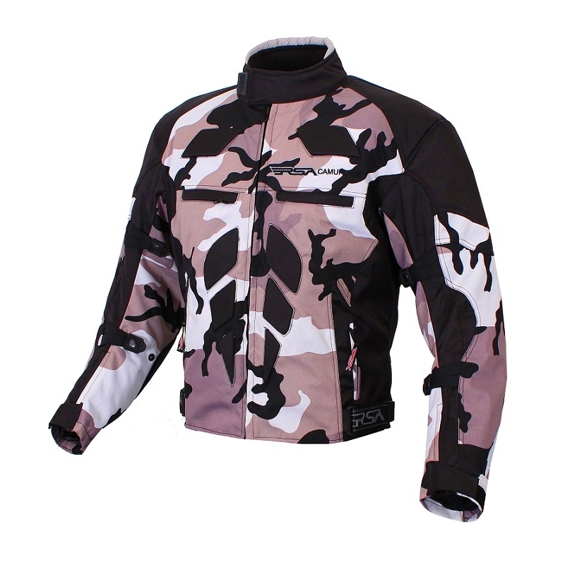 Bunda na motorku RSA Camuflage výprodej